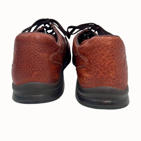 MEPHISTO RUNOFF BROWN PEBBLED BROWN LEATHER WALKING SHOES SNEAKERS - 9.5 - Picture 7 of 8